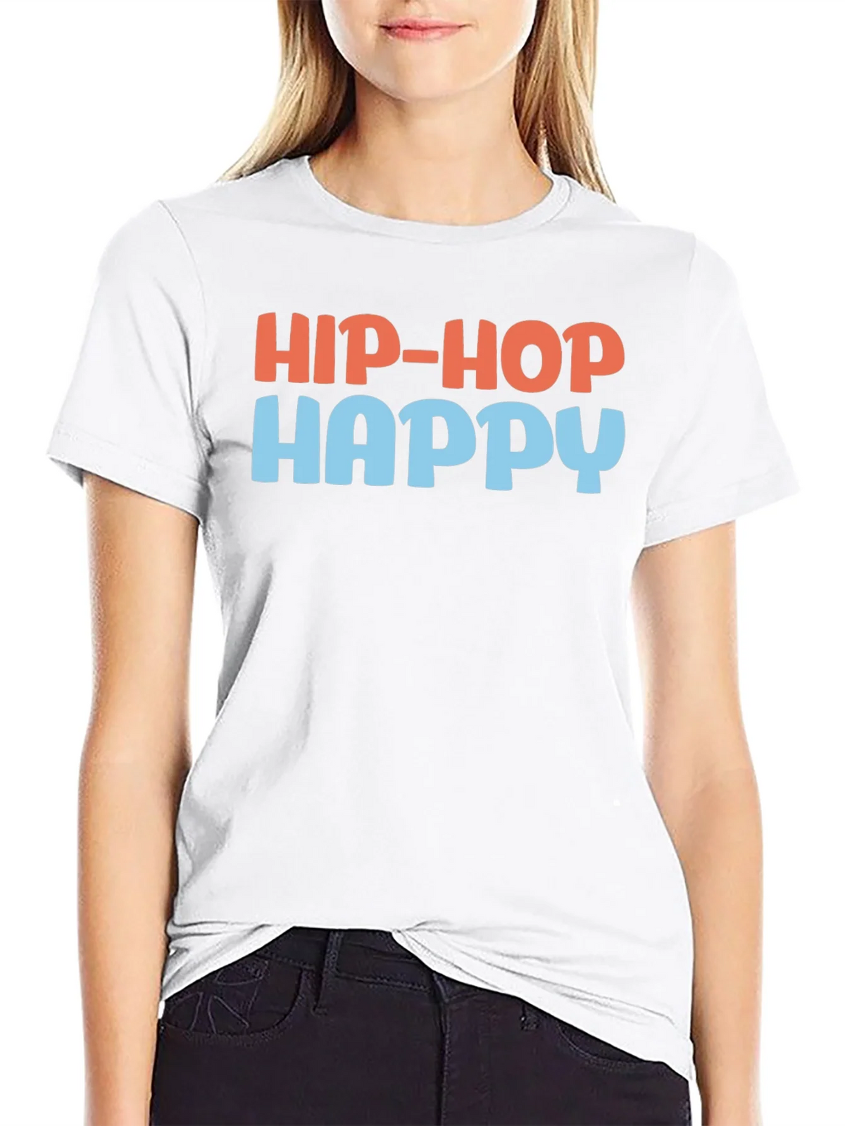Hip-Hop Happy Graphic Tee - Unisex product image 11