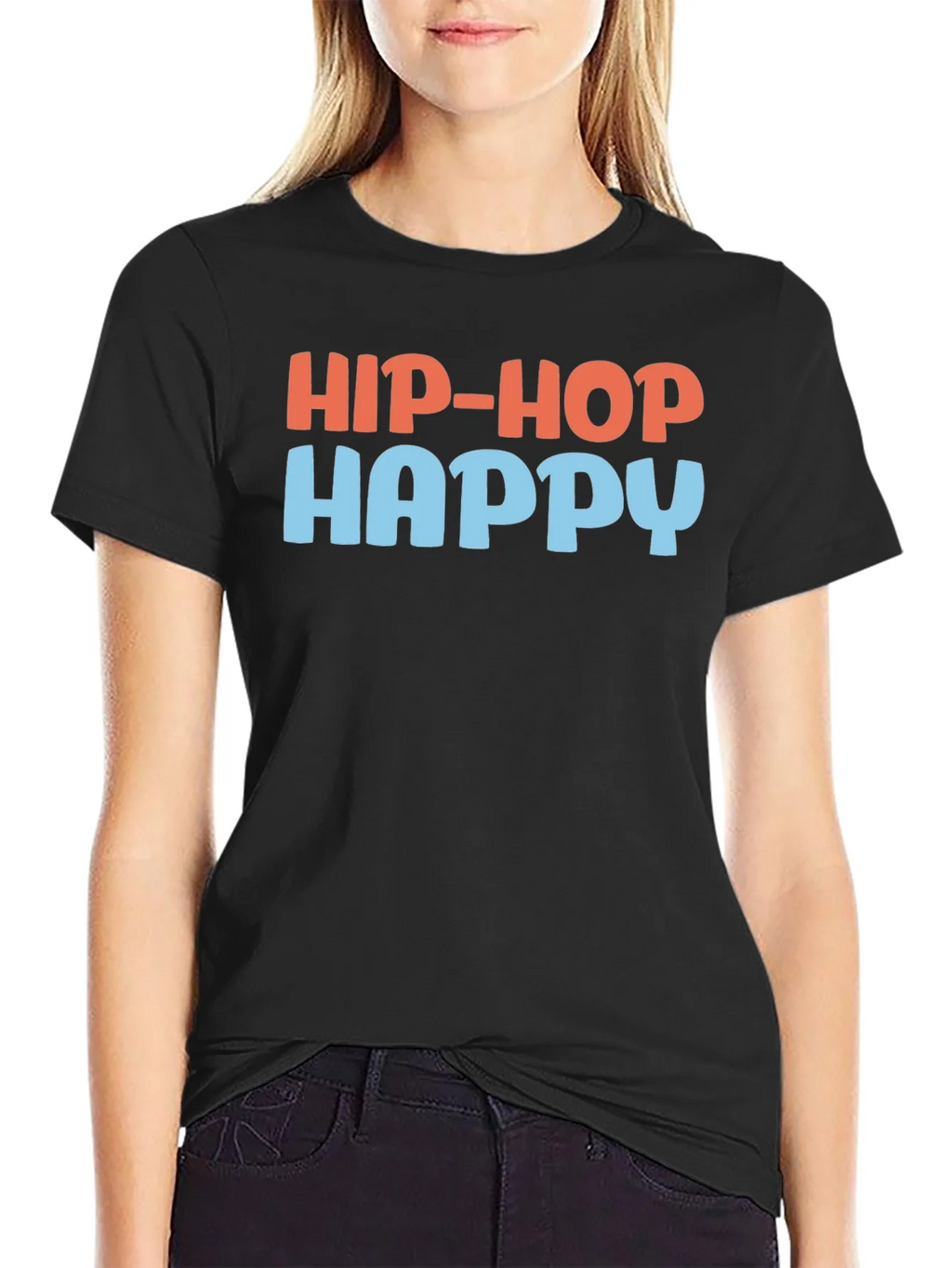 Hip-Hop Happy Graphic Tee - Unisex product image 5