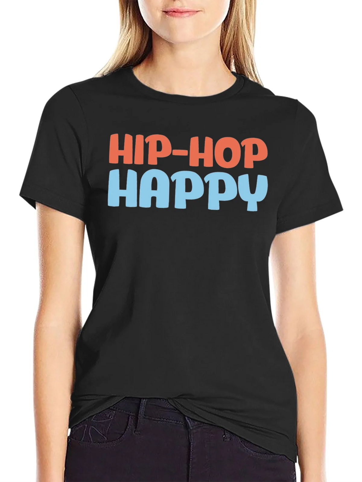 Hip-Hop Happy Graphic Tee - Unisex product image 5