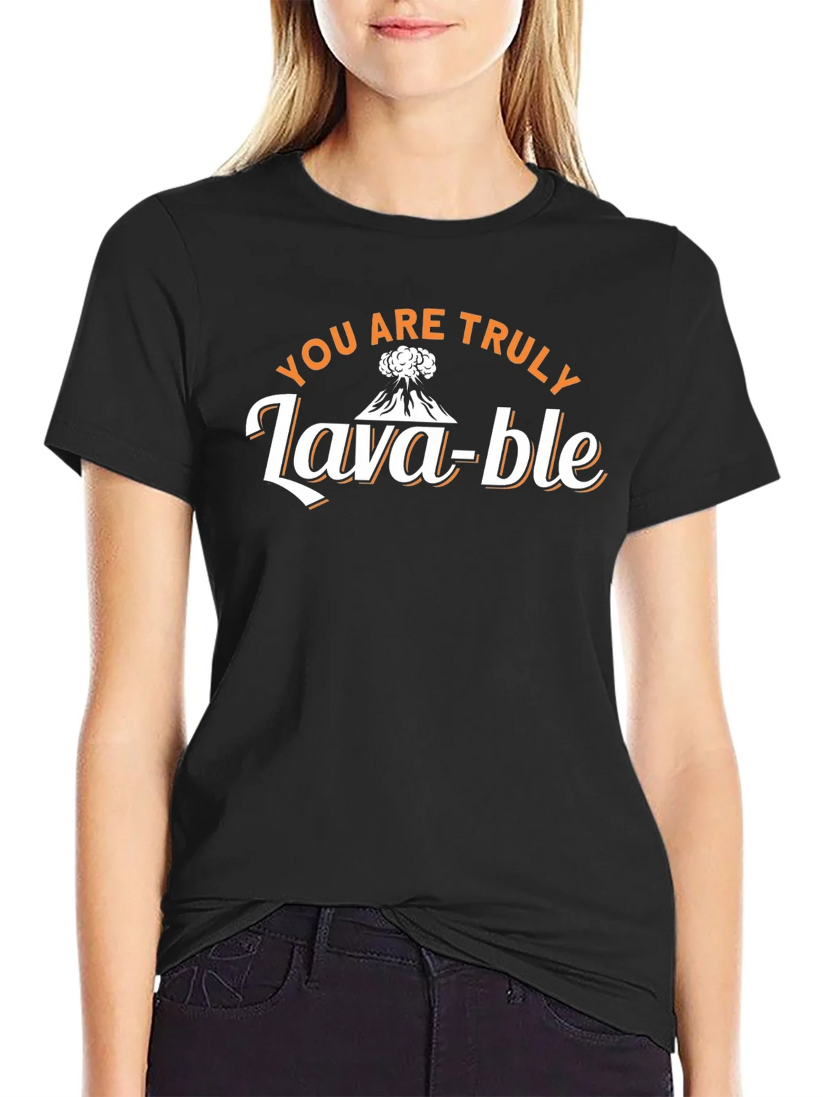You Are Truly Lava-ble Black T-Shirt product image 5
