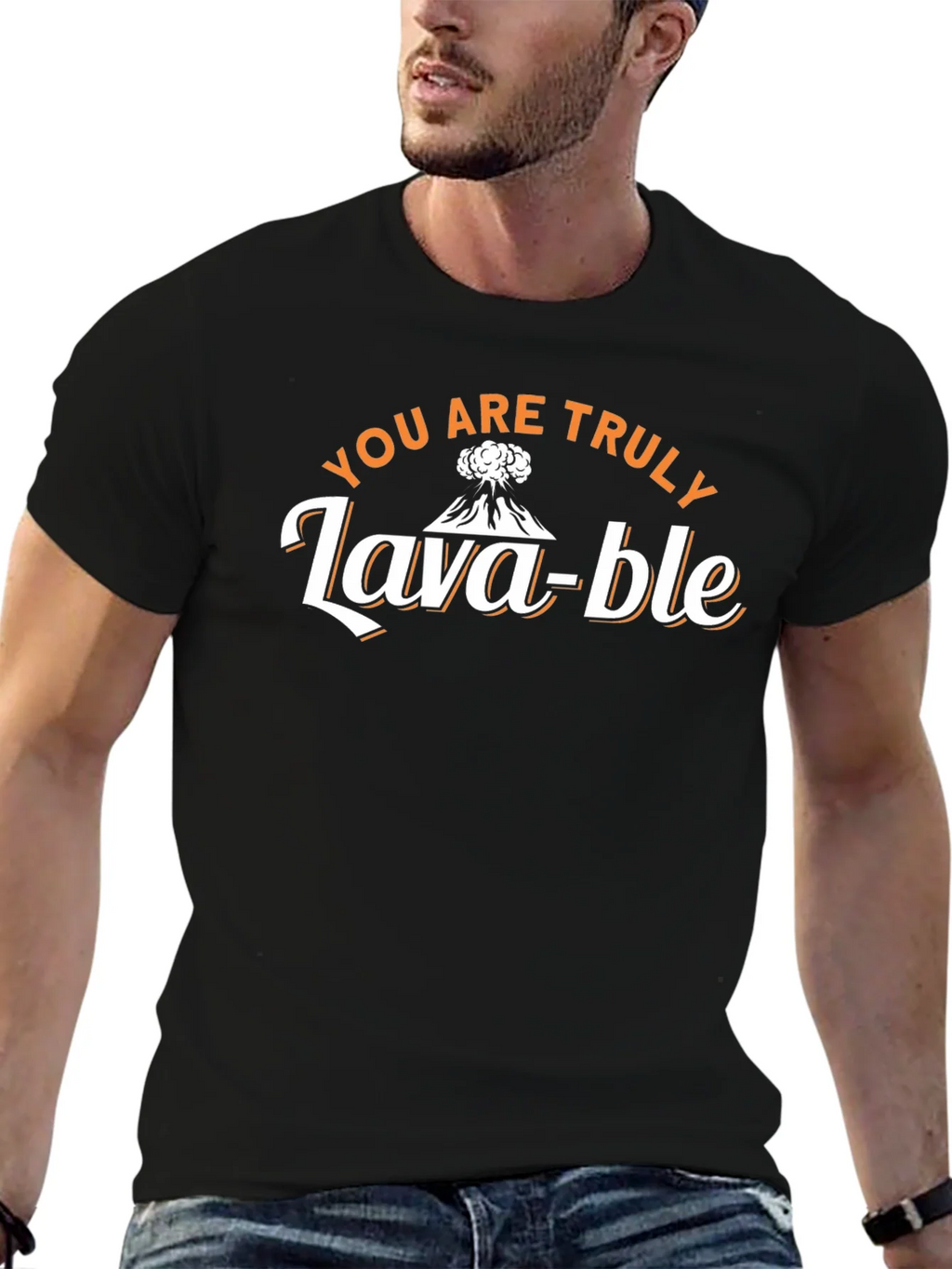 You Are Truly Lava-ble Black T-Shirt product image 9