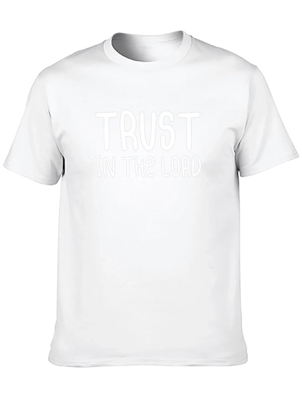 Trust in the Lord Black Graphic T-Shirt product image 9