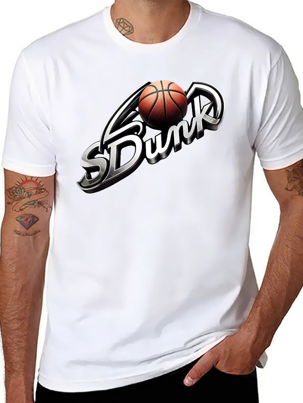 SDunk Basketball T-Shirt - Premium Cotton Blend product image 2