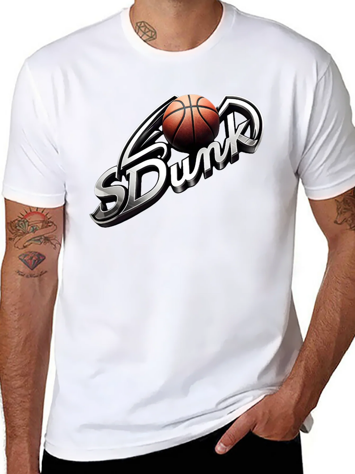 SDunk Basketball T-Shirt - Premium Cotton Blend product image 2