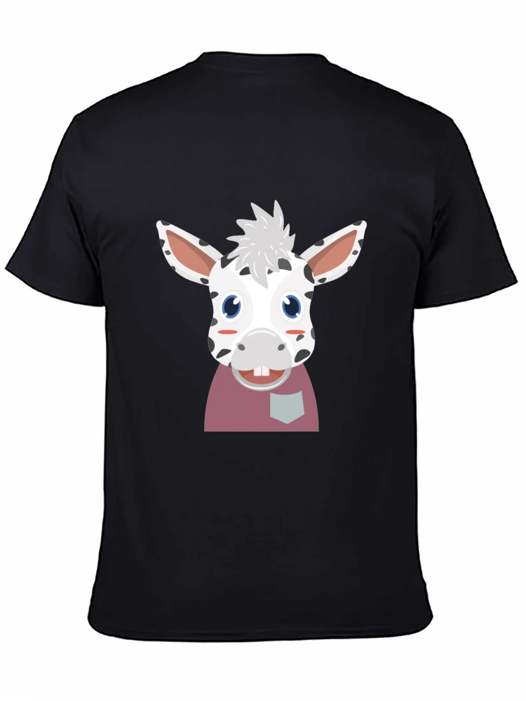 Cute Cartoon Animal Graphic Tee - Black product image 4