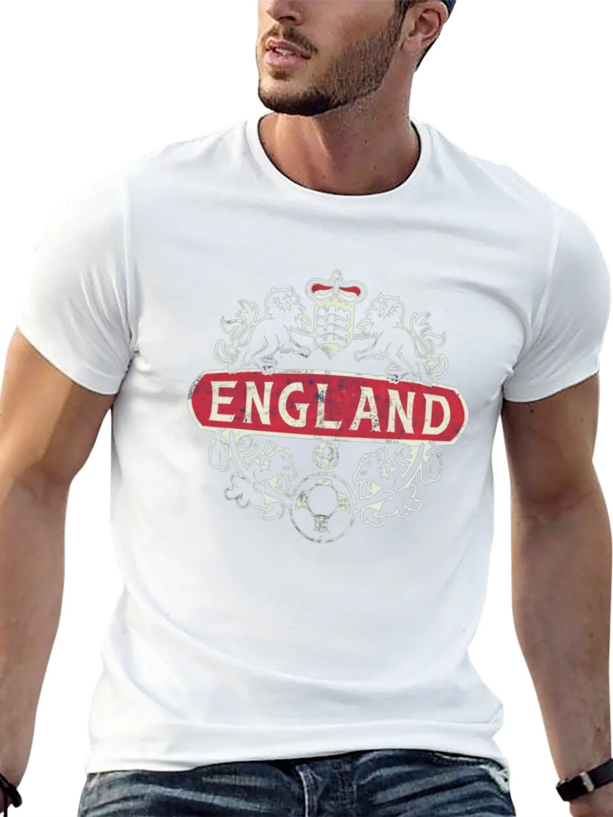 England Crest Soccer T-Shirt - Black product image 4