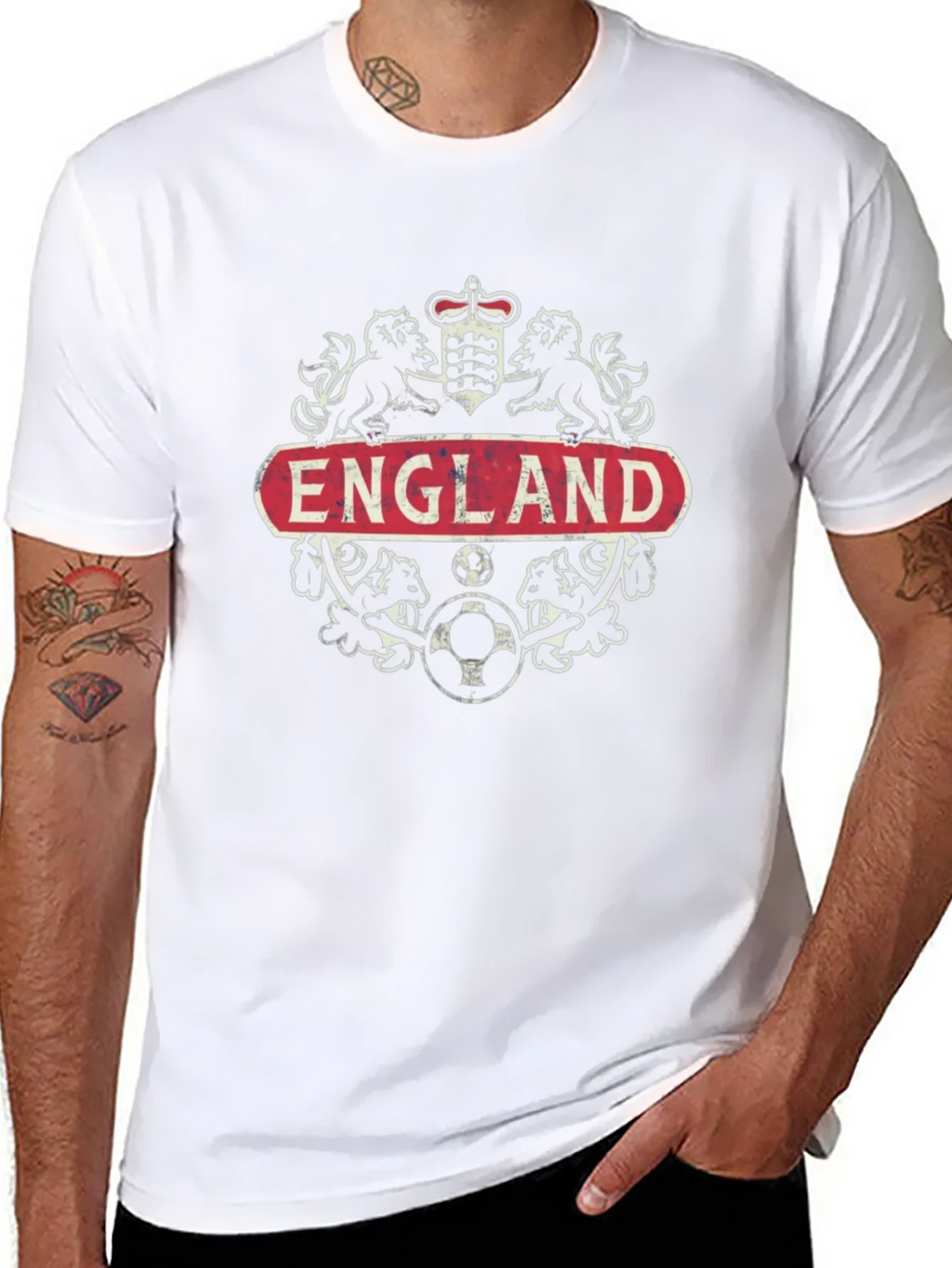 England Crest Soccer T-Shirt - Black product image 9