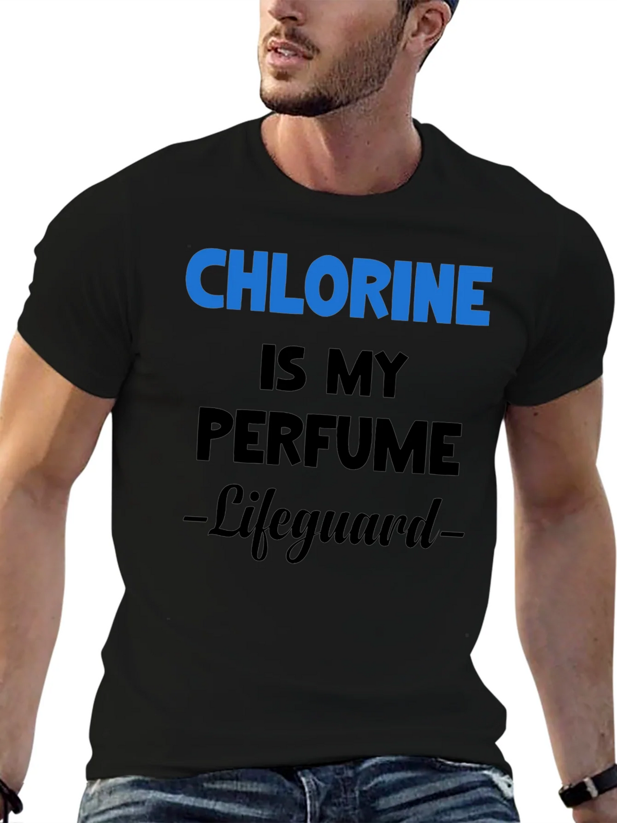 Chlorine is My Perfume Lifeguard T-Shirt product image 9