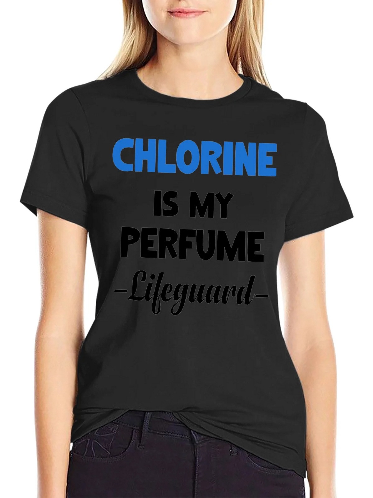 Chlorine is My Perfume Lifeguard T-Shirt product image 5