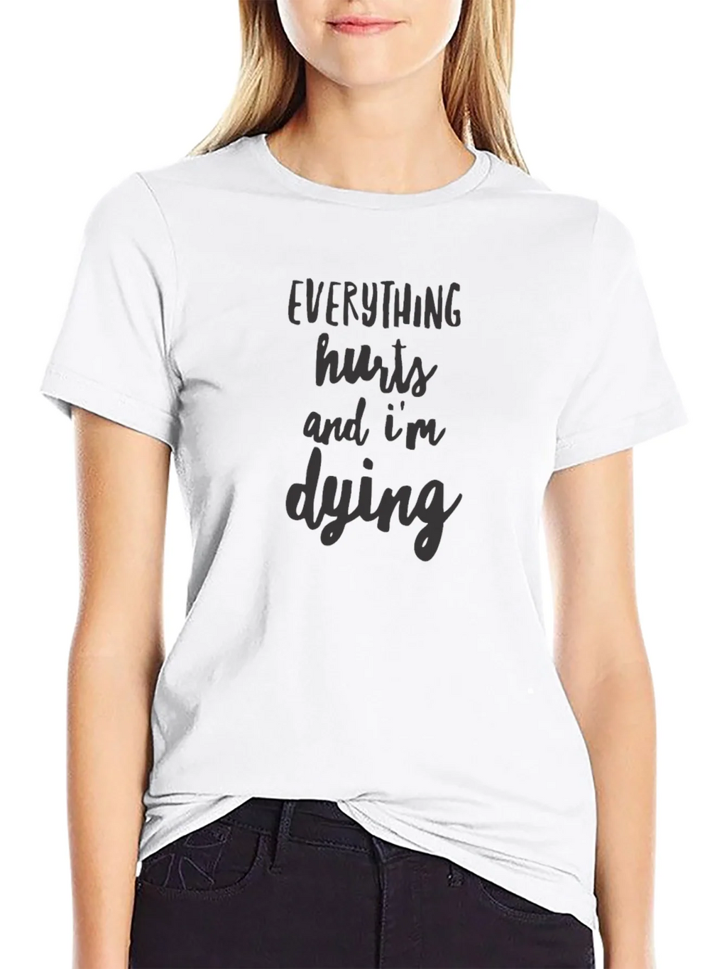 Everything Hurts Im Dying Graphic Tee product image 11