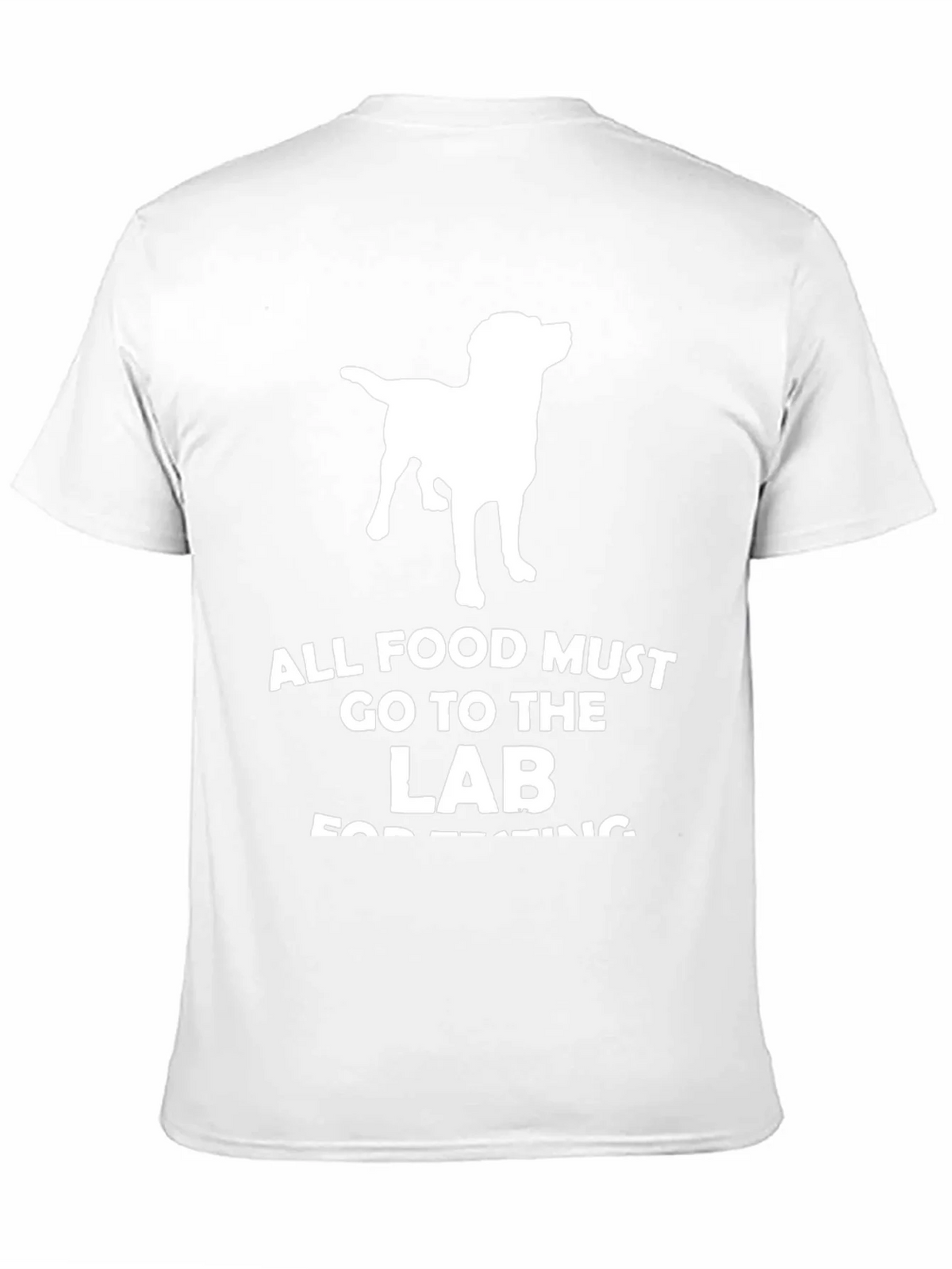 Funny Lab T-Shirt - All Food Must Go to the product image 2