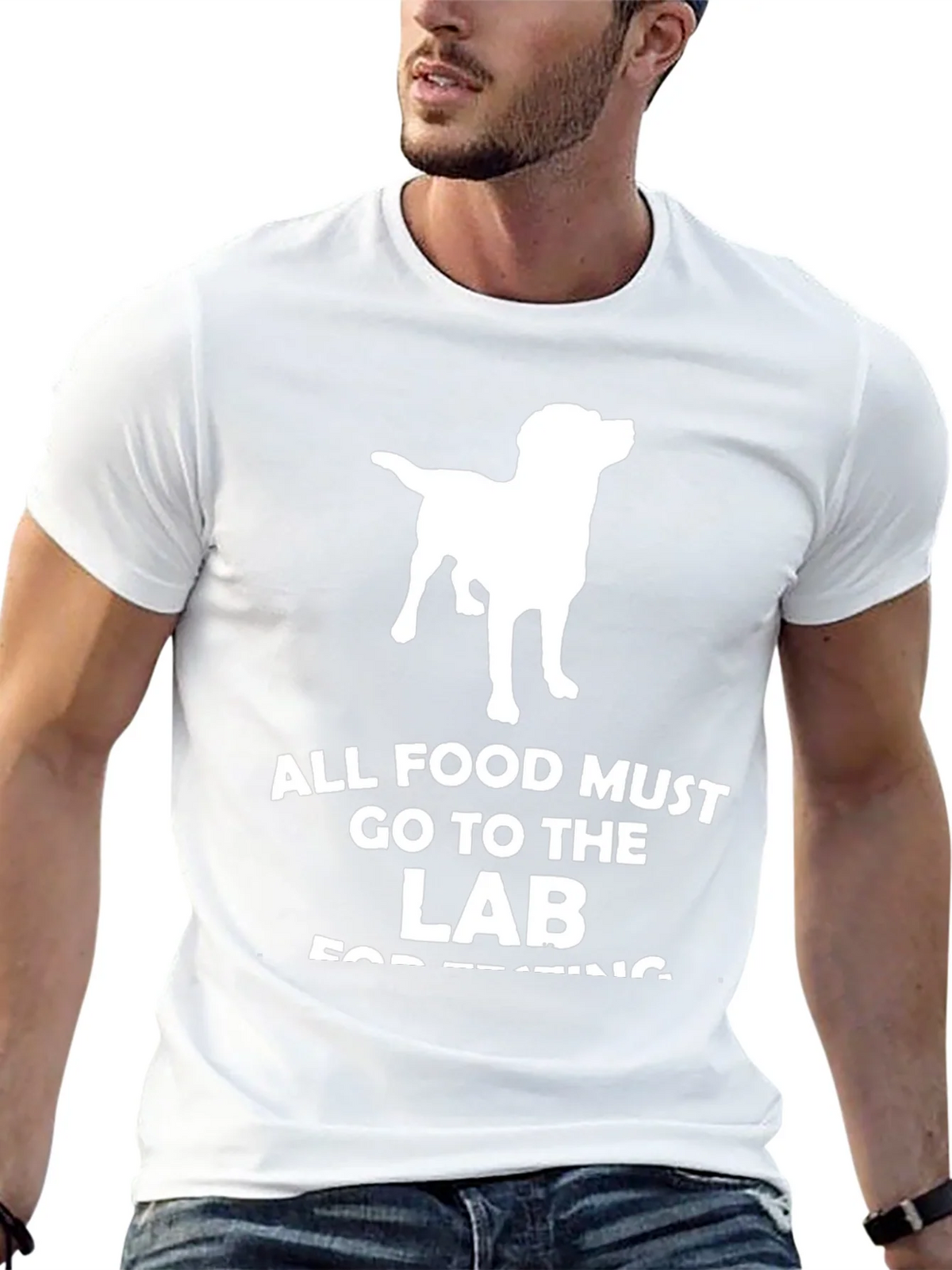 Funny Lab T-Shirt - All Food Must Go to the product image 4