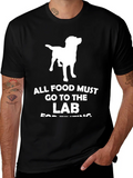 Funny Lab T-Shirt - All Food Must Go to the product image 1