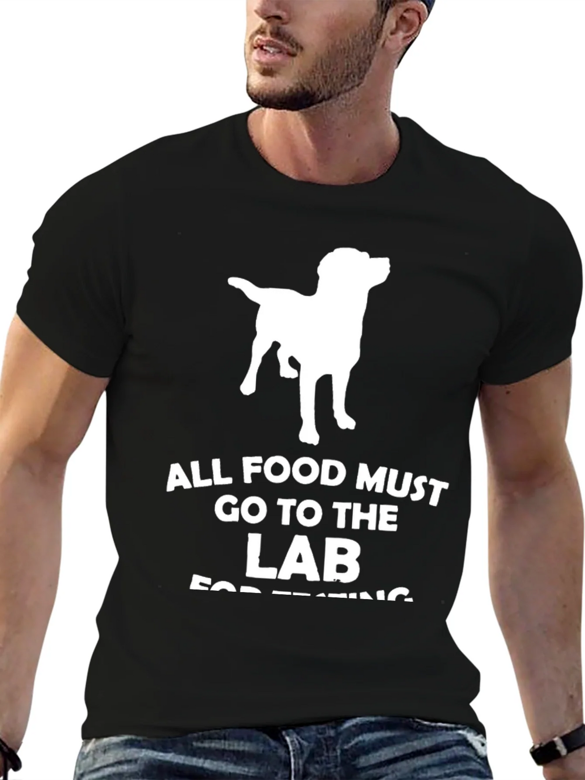 Funny Lab T-Shirt - All Food Must Go to the product image 9
