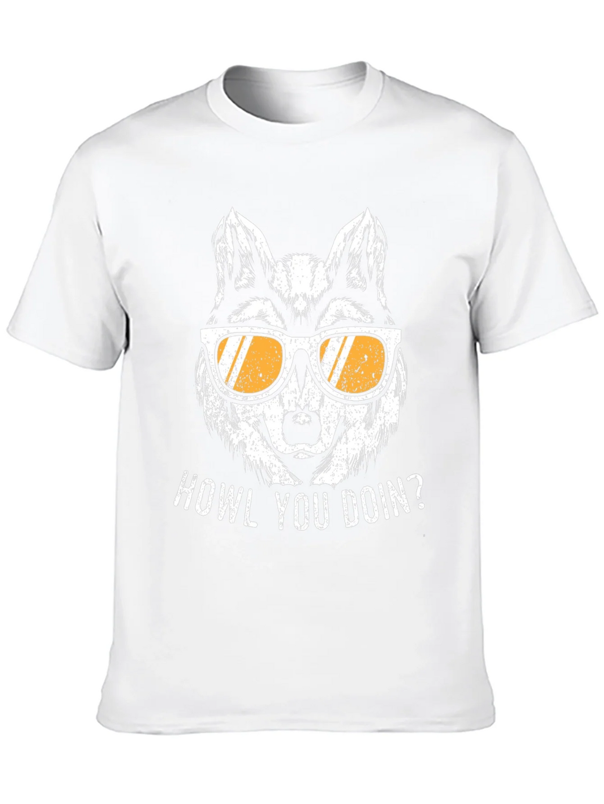 Howl You Doin Wolf Graphic Tee - Mens Black T-Shirt product image 12