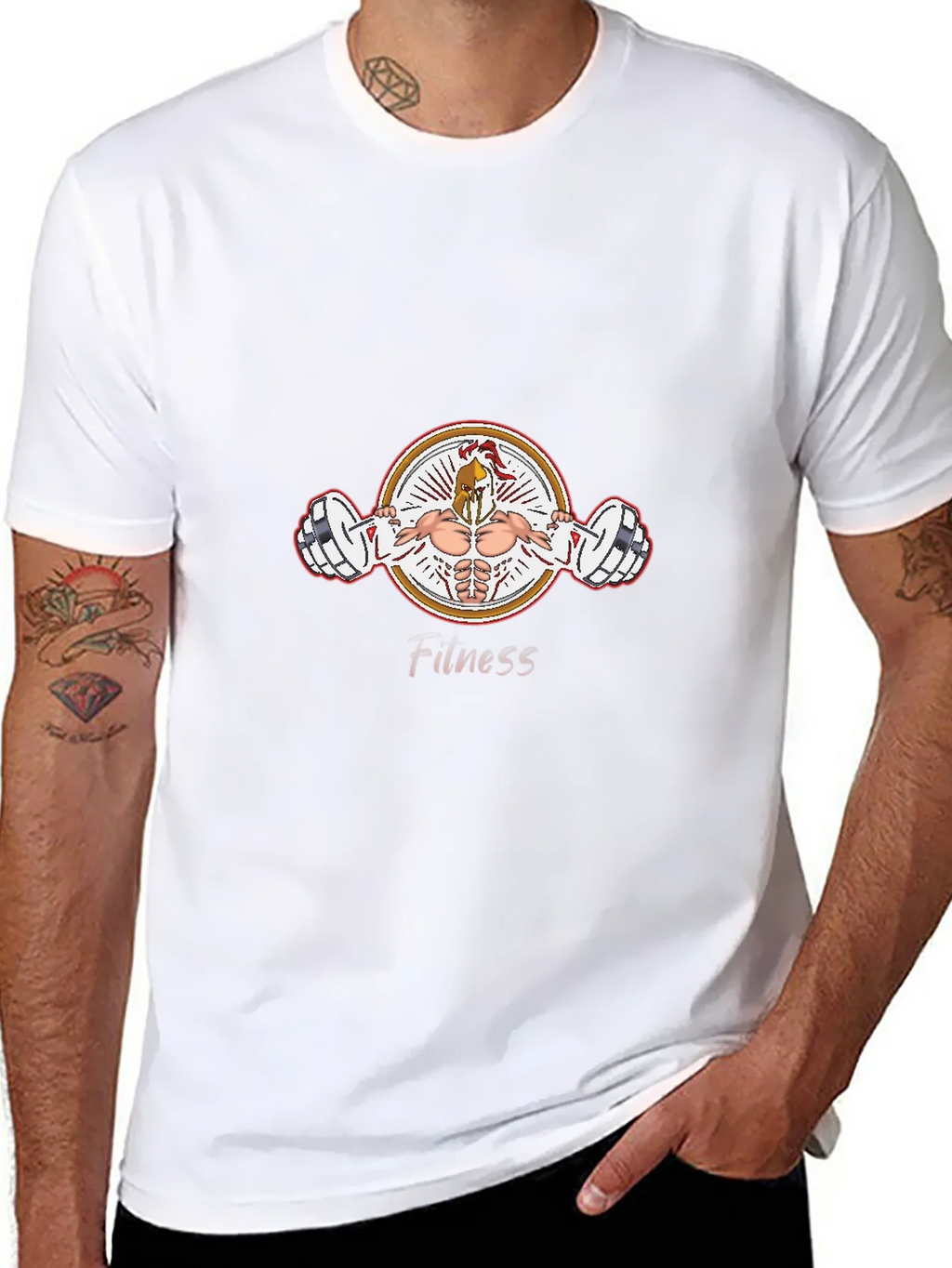 Fitness Gladiator Black T-Shirt product image 10