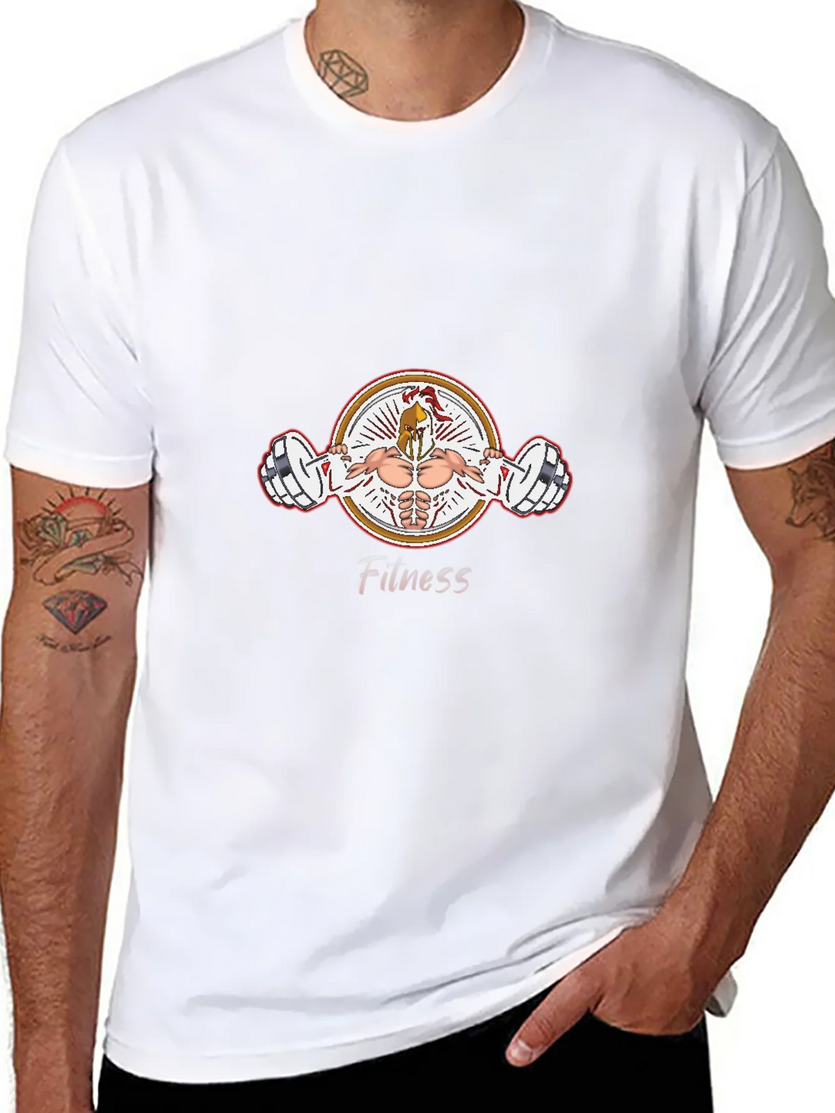 Fitness Gladiator Black T-Shirt product image 10