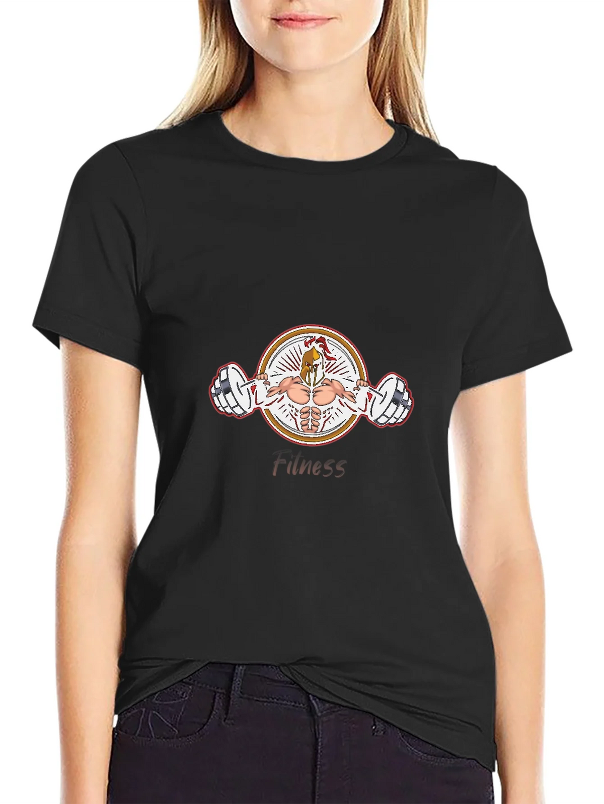 Fitness Gladiator Black T-Shirt product image 5