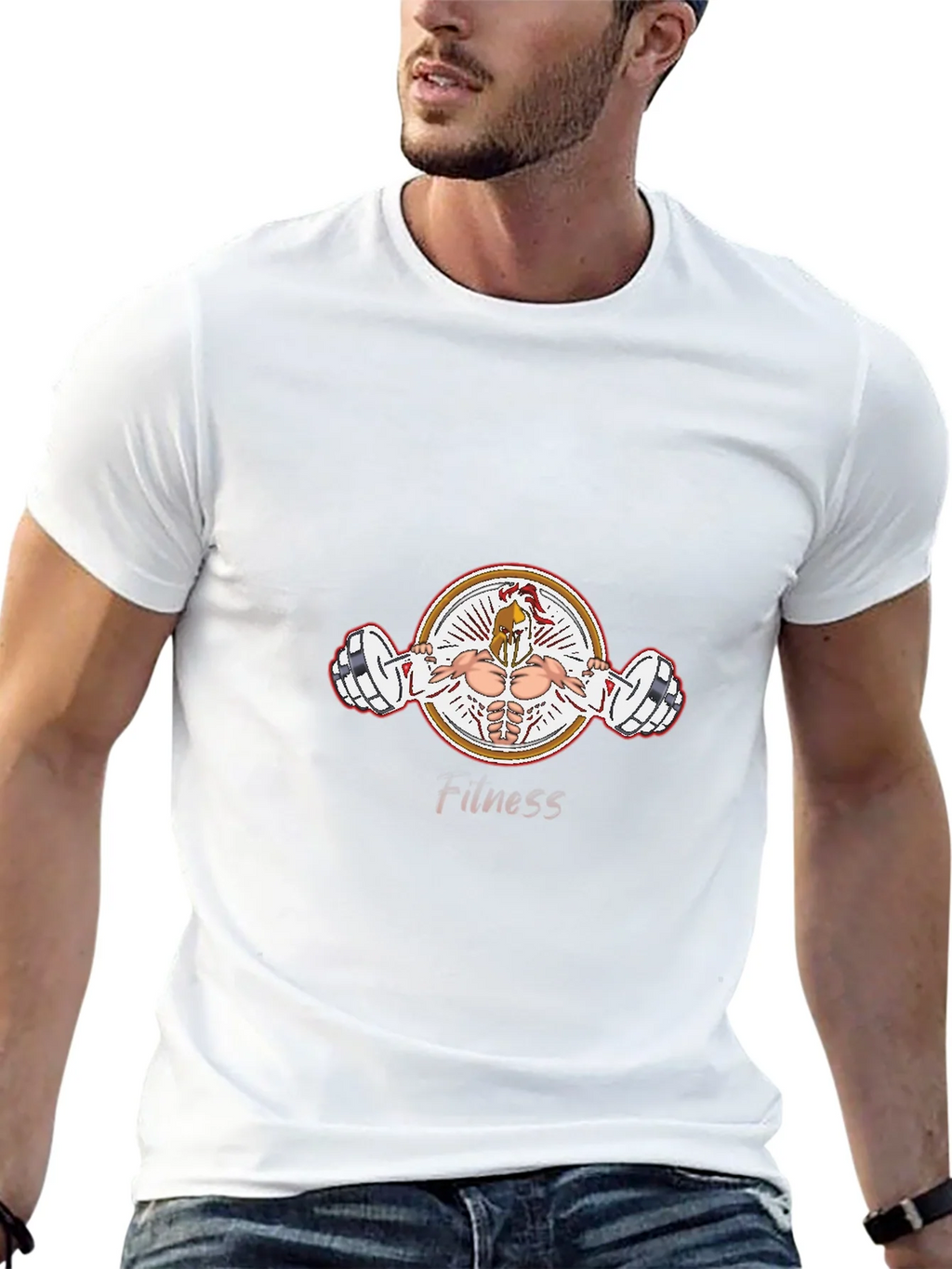 Fitness Gladiator Black T-Shirt product image 4
