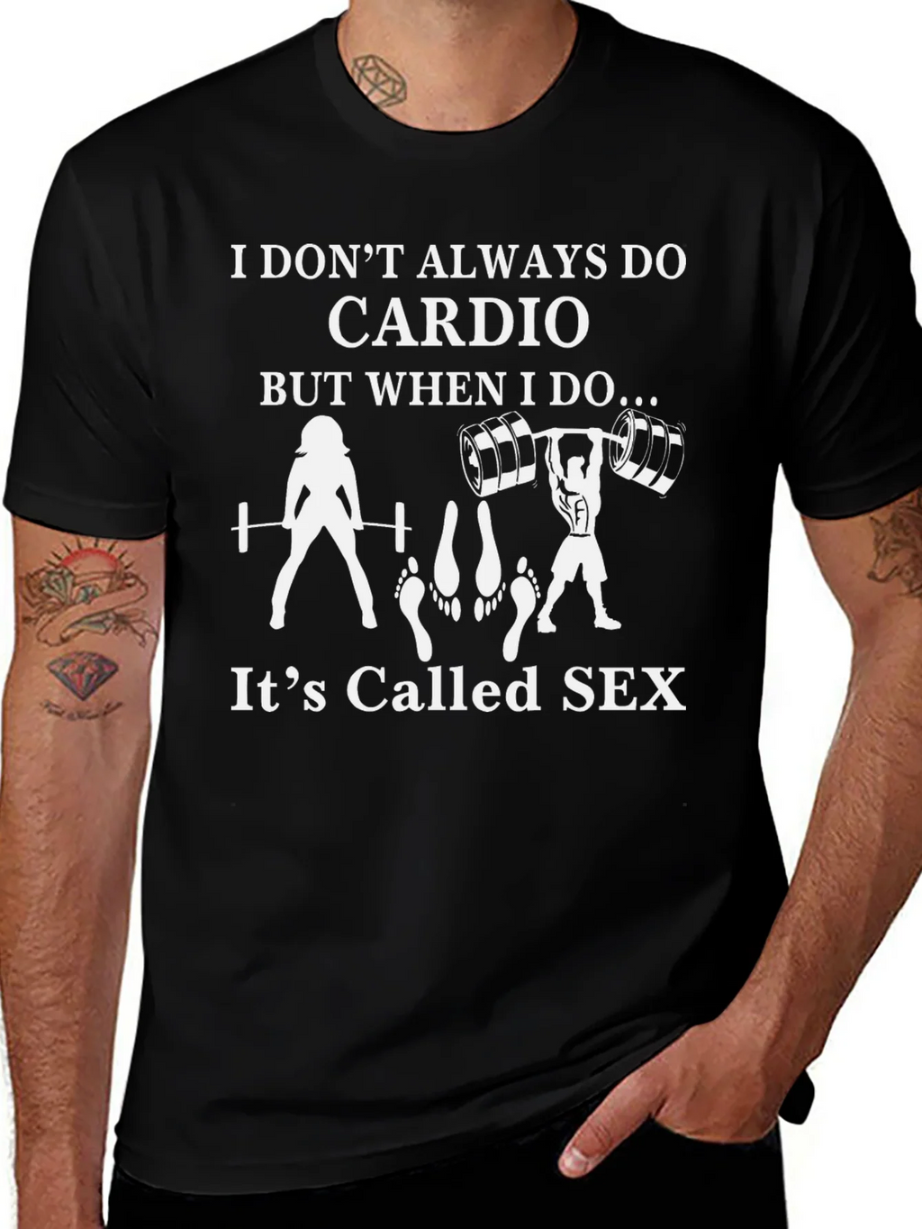 Funny Gym Workout Cardio T-Shirt - Its Called Sex product image 1