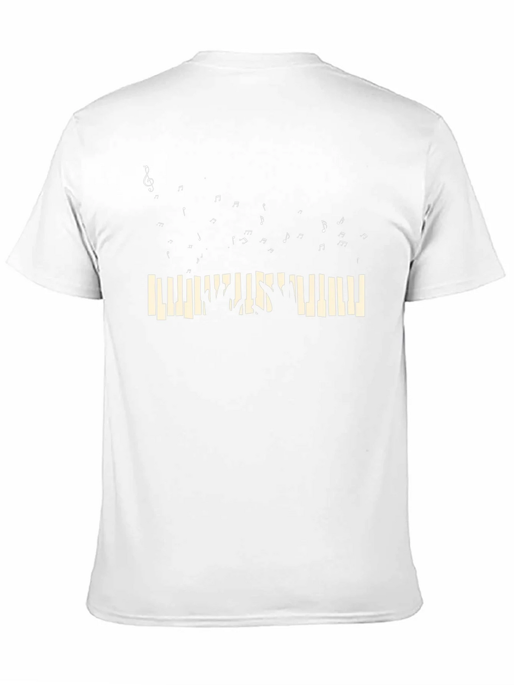 Musical Piano T-Shirt - Black product image 2