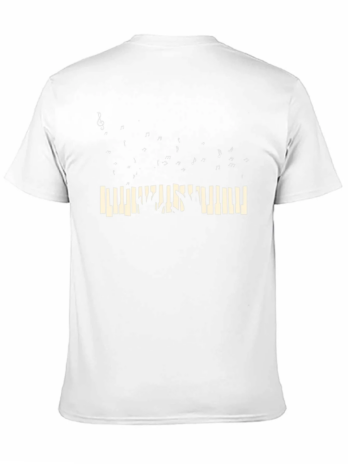 Musical Piano T-Shirt - Black product image 2