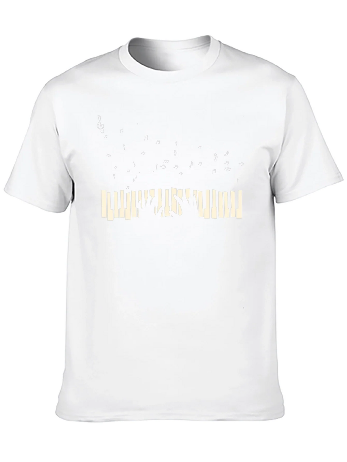 Musical Piano T-Shirt - Black product image 12