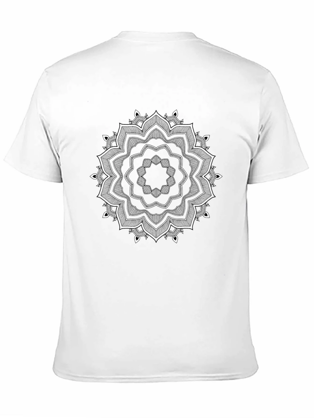 Black Mandala Graphic T-Shirt product image 2