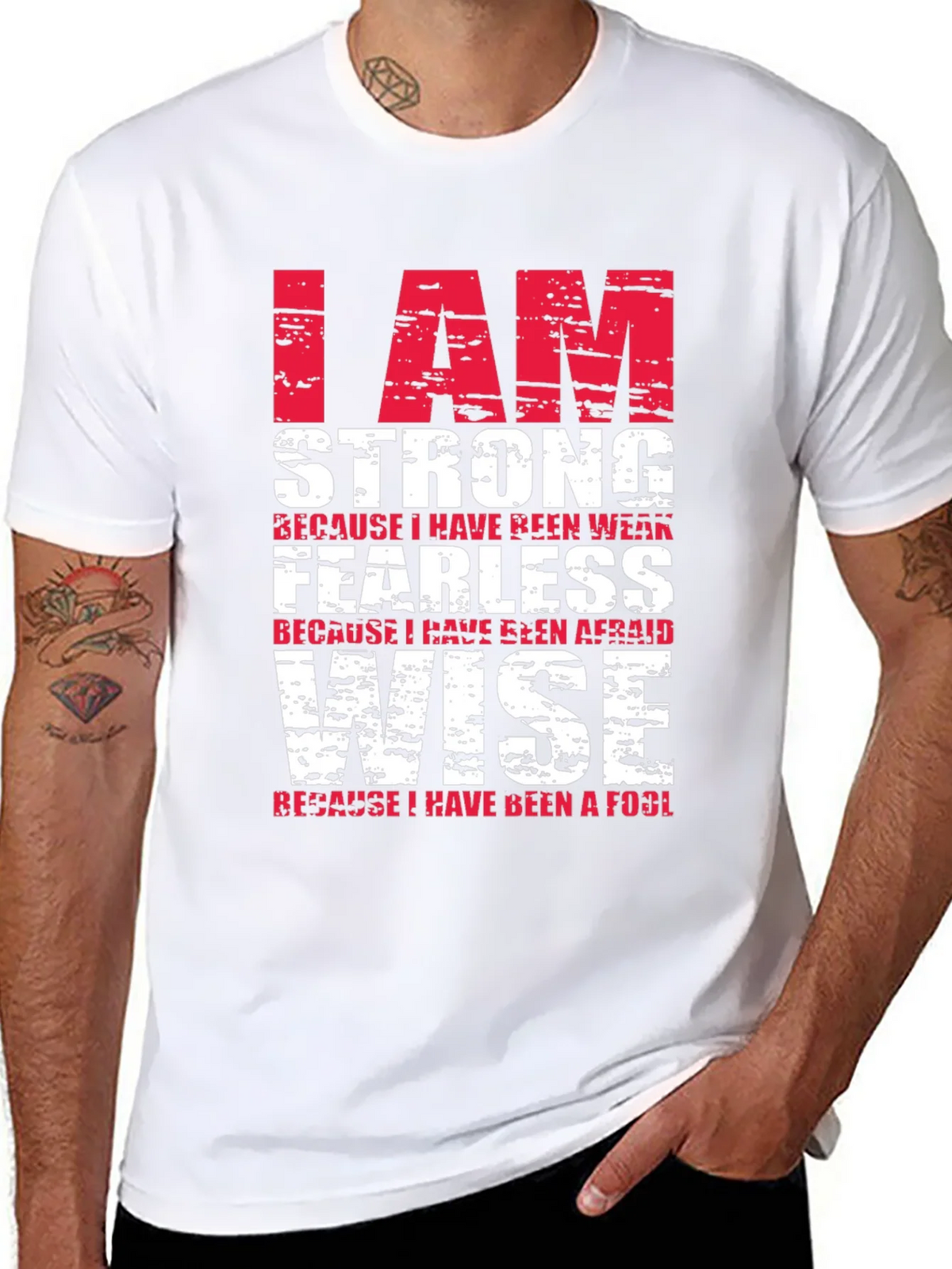 I Am Strong T-Shirt - Motivational Graphic Tee product image 10