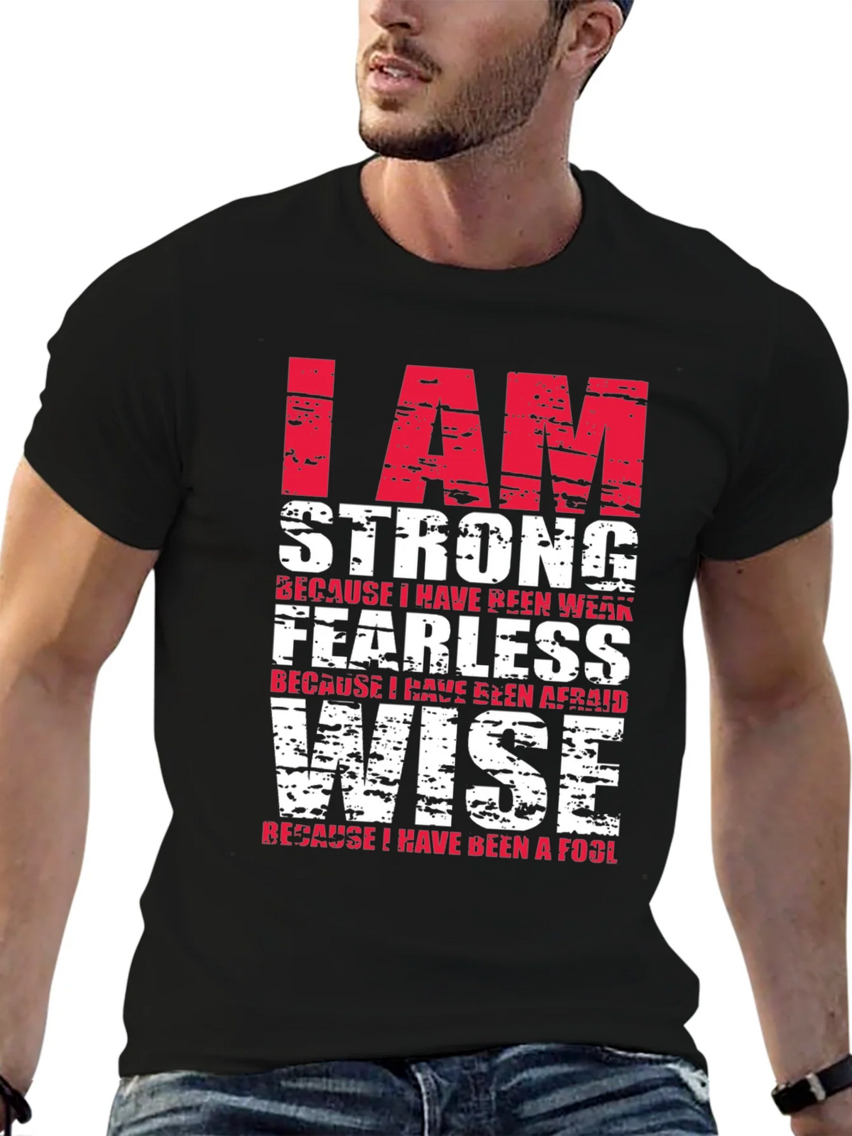 I Am Strong T-Shirt - Motivational Graphic Tee product image 9