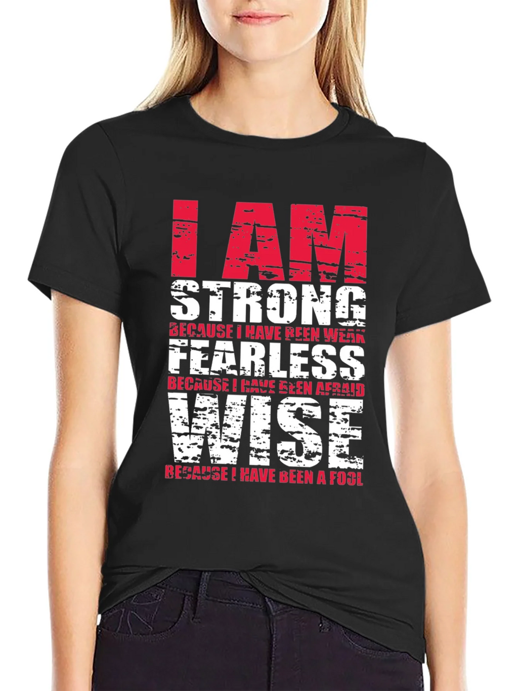 I Am Strong T-Shirt - Motivational Graphic Tee product image 5
