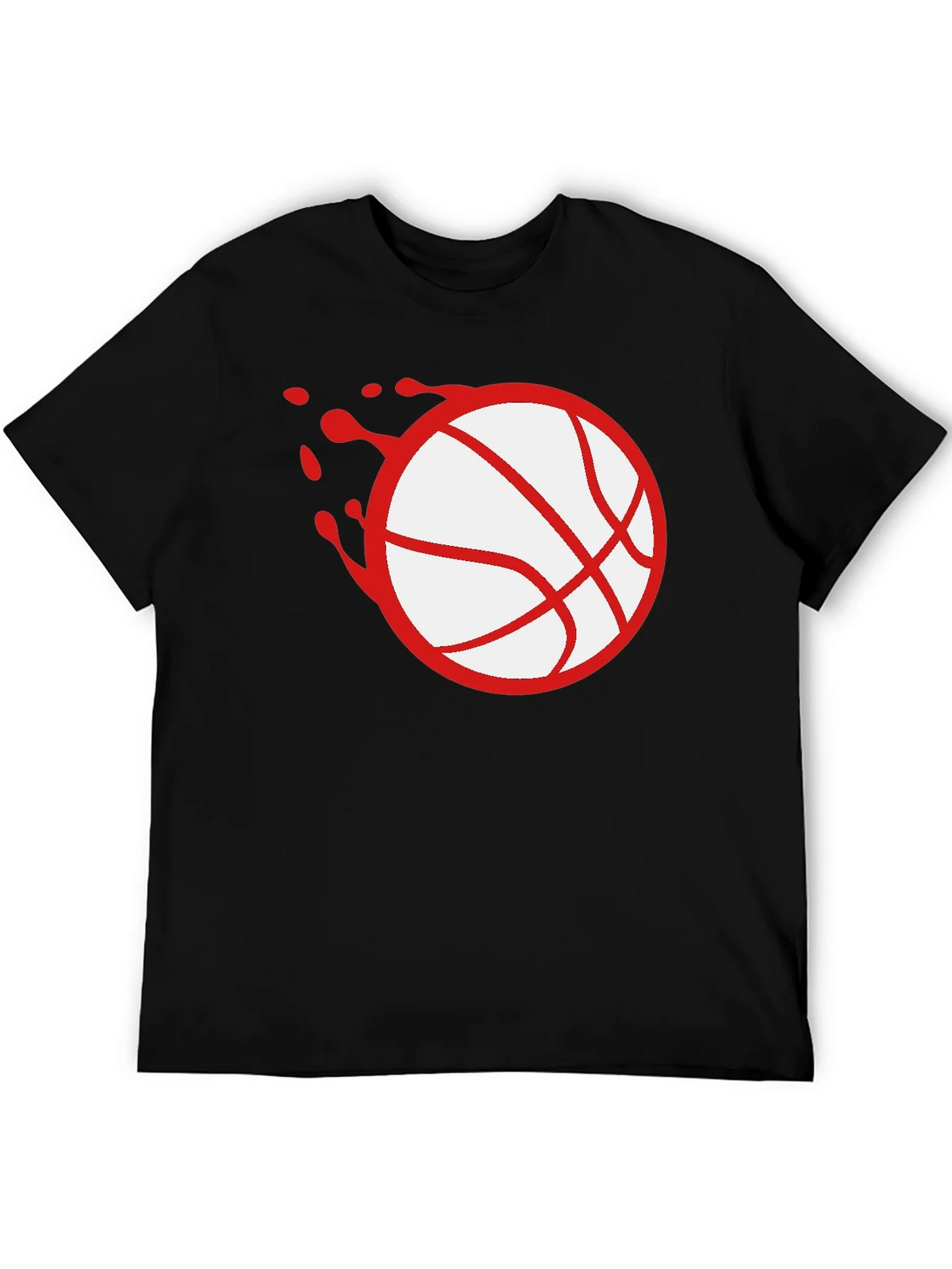 Basketball Splash Graphic Tee - Black product image 8