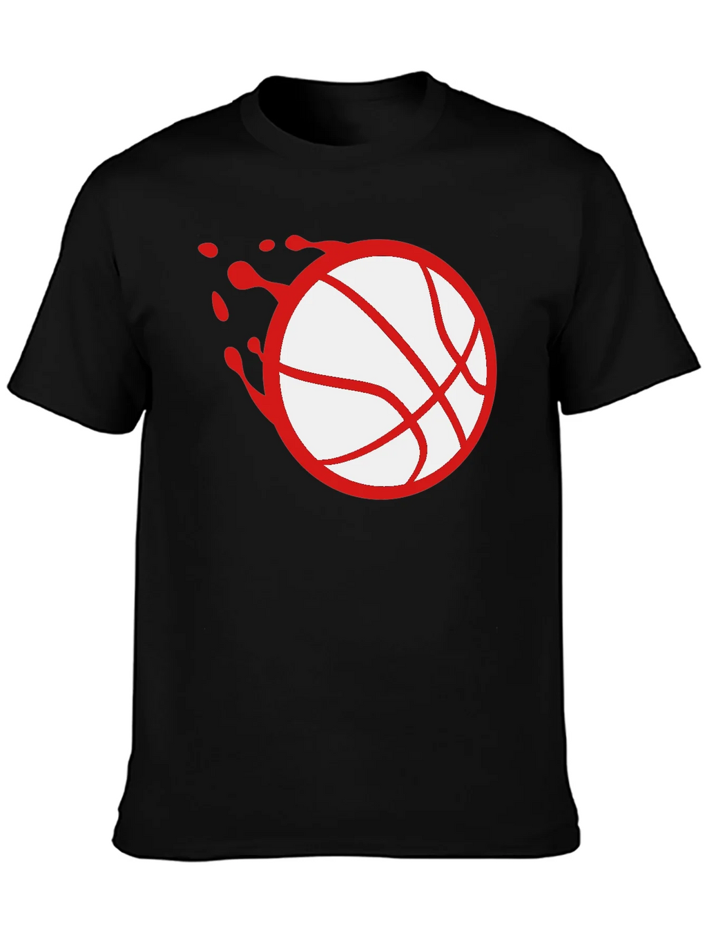 Basketball Splash Graphic Tee - Black product image 6