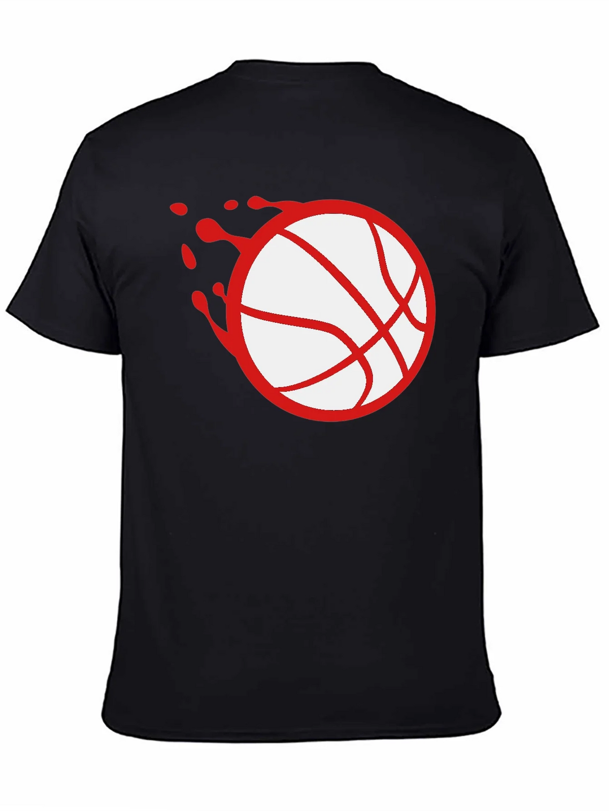 Basketball Splash Graphic Tee - Black product image 7