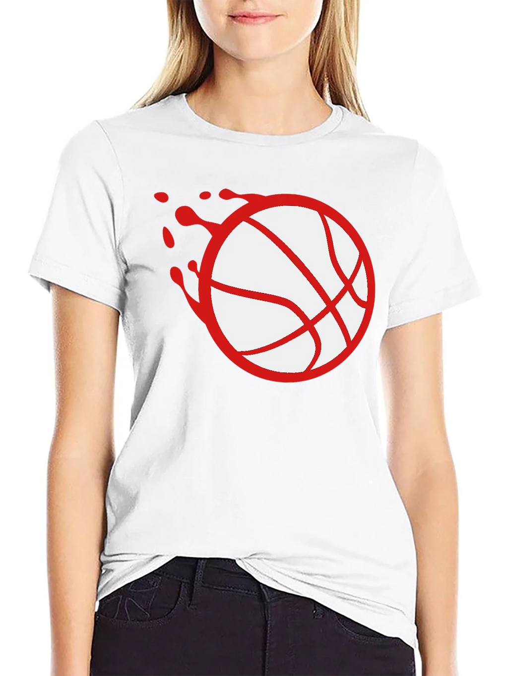 Basketball Splash Graphic Tee - Black product image 11