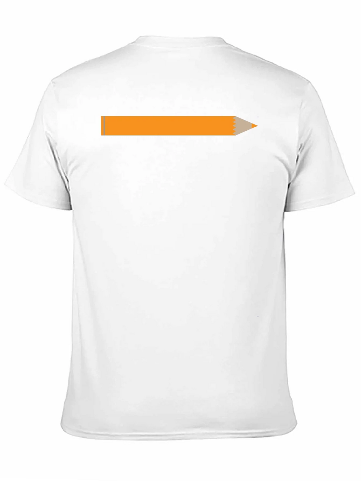 Pencil Graphic Black T-Shirt - Creative Style product image 2