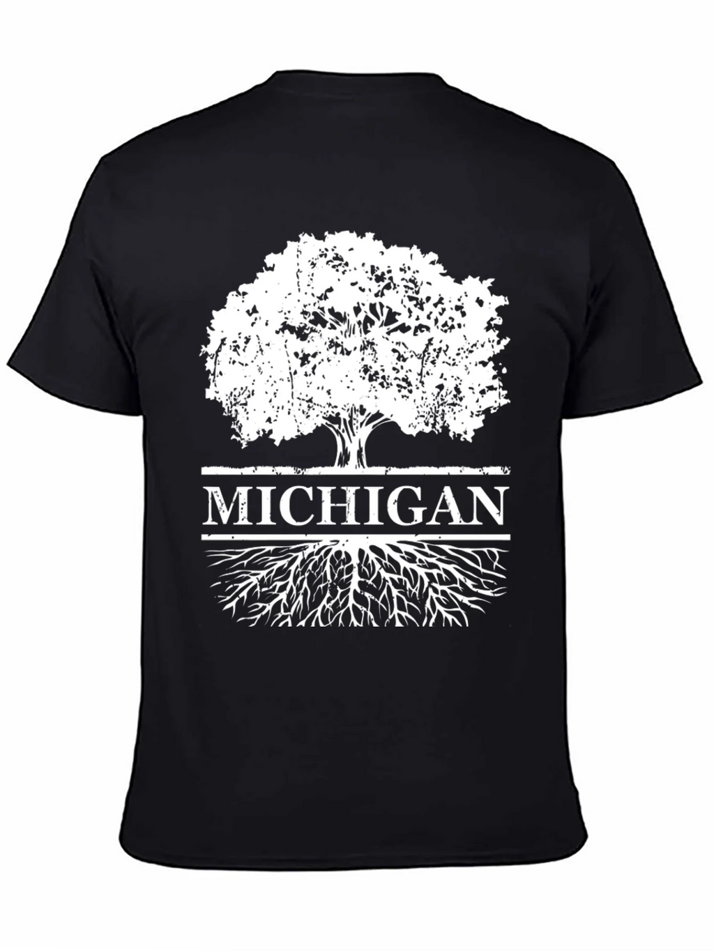 Michigan Tree Roots T-Shirt - Black product image 7