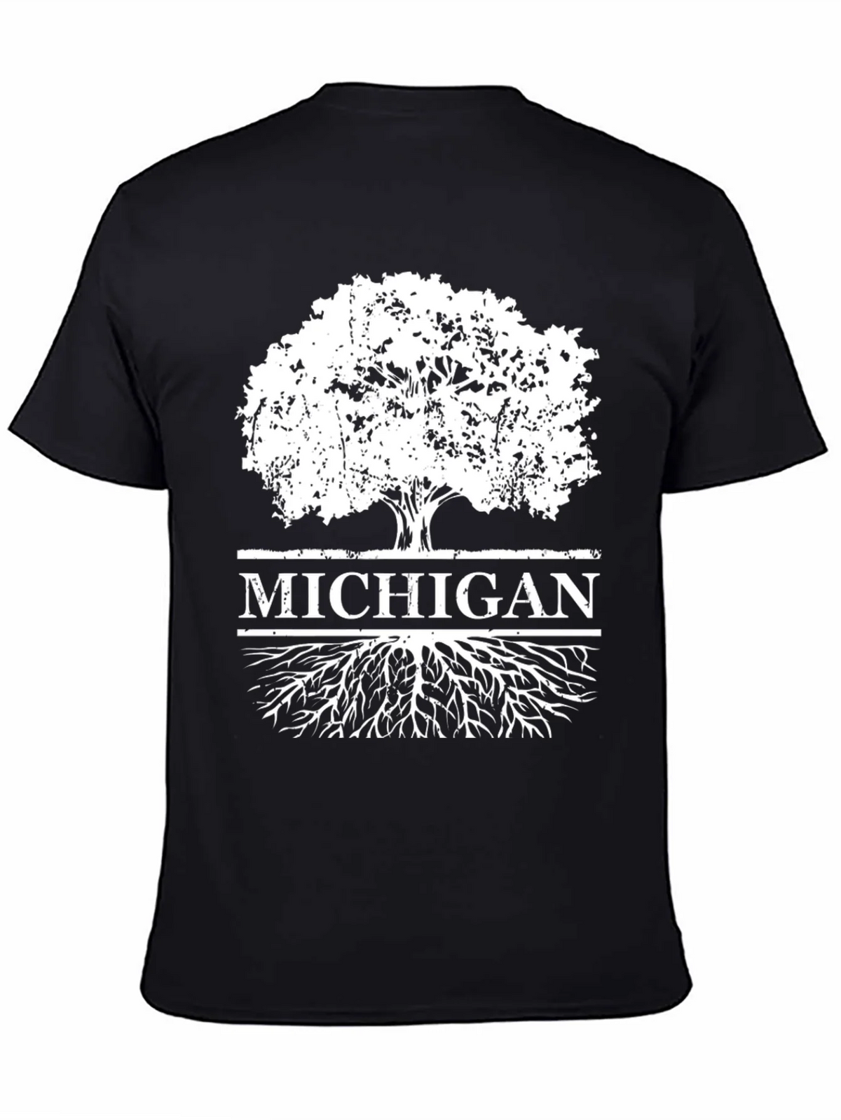 Michigan Tree Roots T-Shirt - Black product image 7