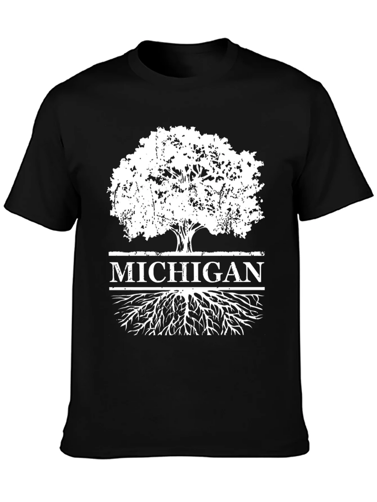 Michigan Tree Roots T-Shirt - Black product image 6