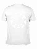 Geometric Octagon Graphic Tee - Modern Black Shirt product image 1