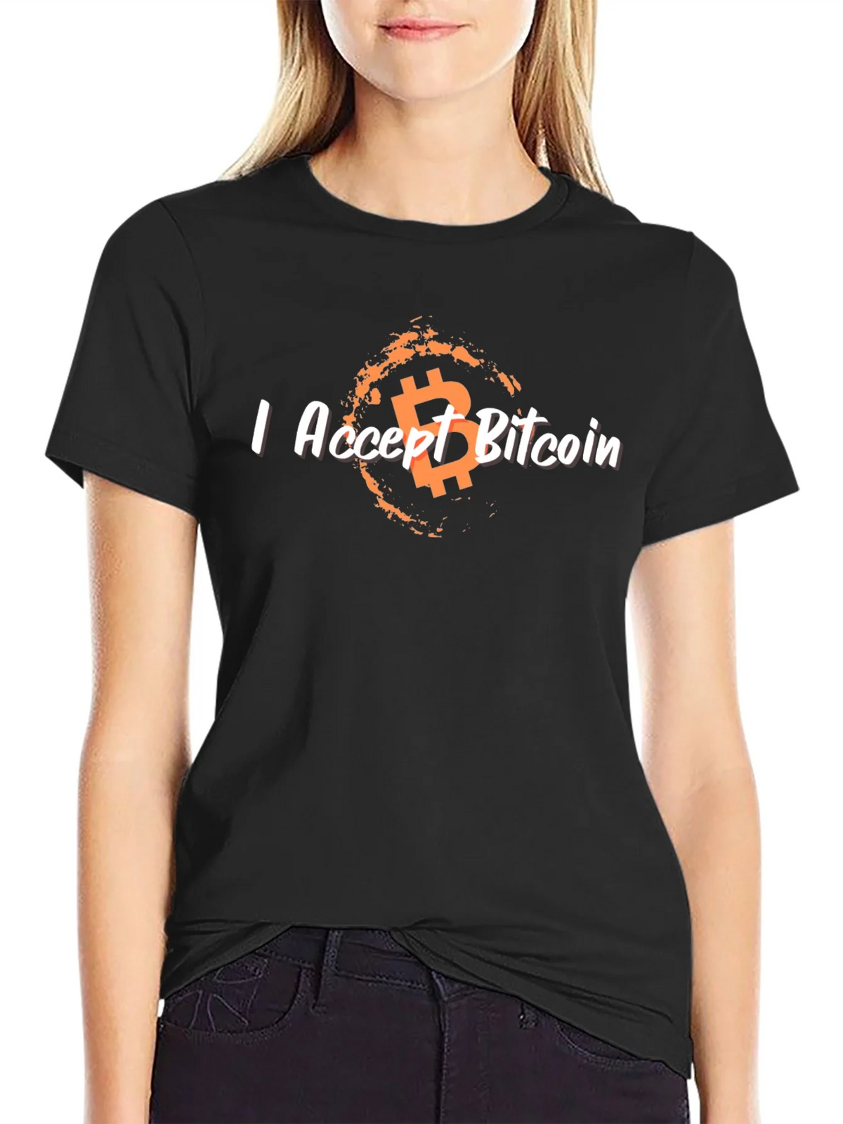 I Accept Bitcoin T-Shirt Crypto Currency Tee product image 5