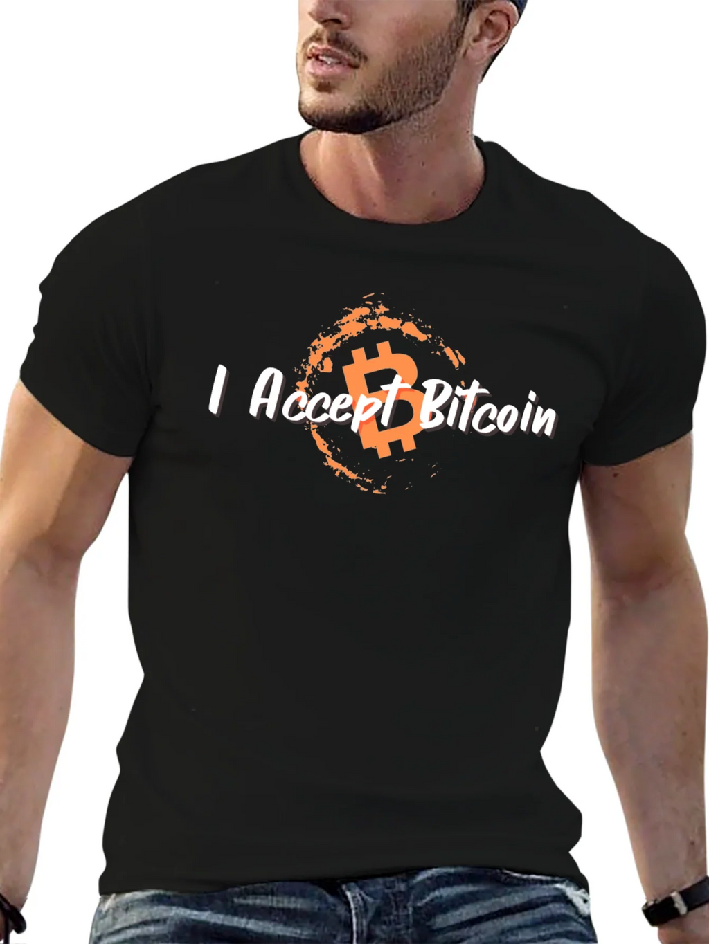 I Accept Bitcoin T-Shirt Crypto Currency Tee product image 9