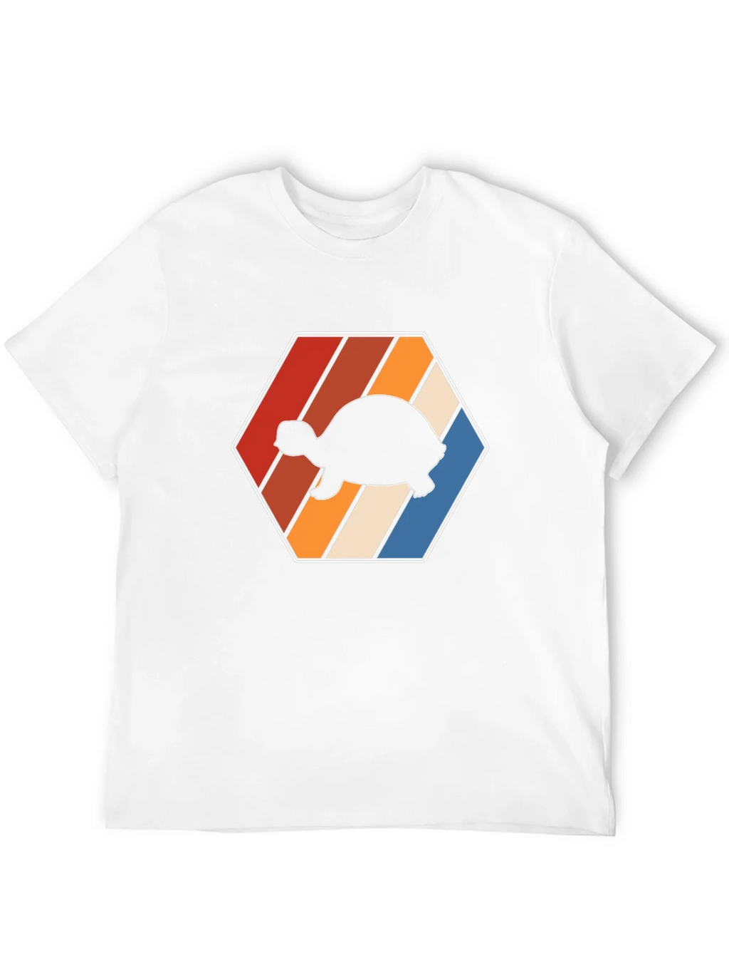 Retro Turtle Hexagon T-Shirt product image 2