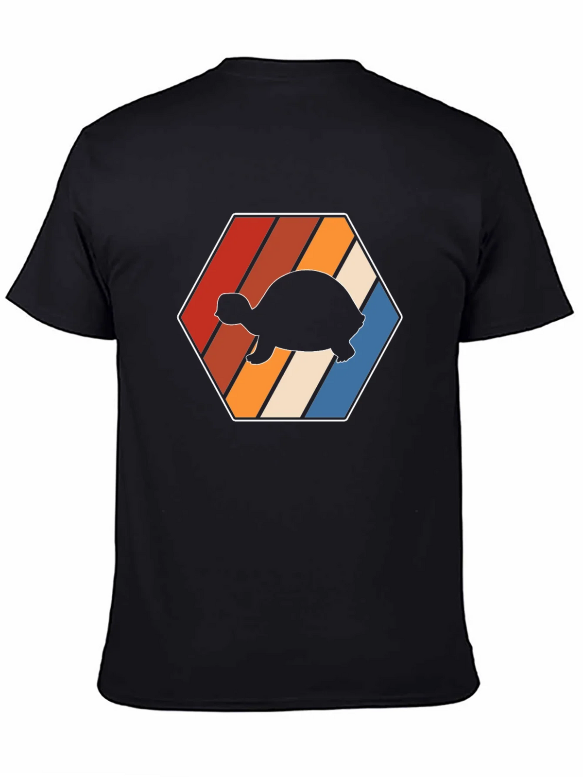 Retro Turtle Hexagon T-Shirt product image 6
