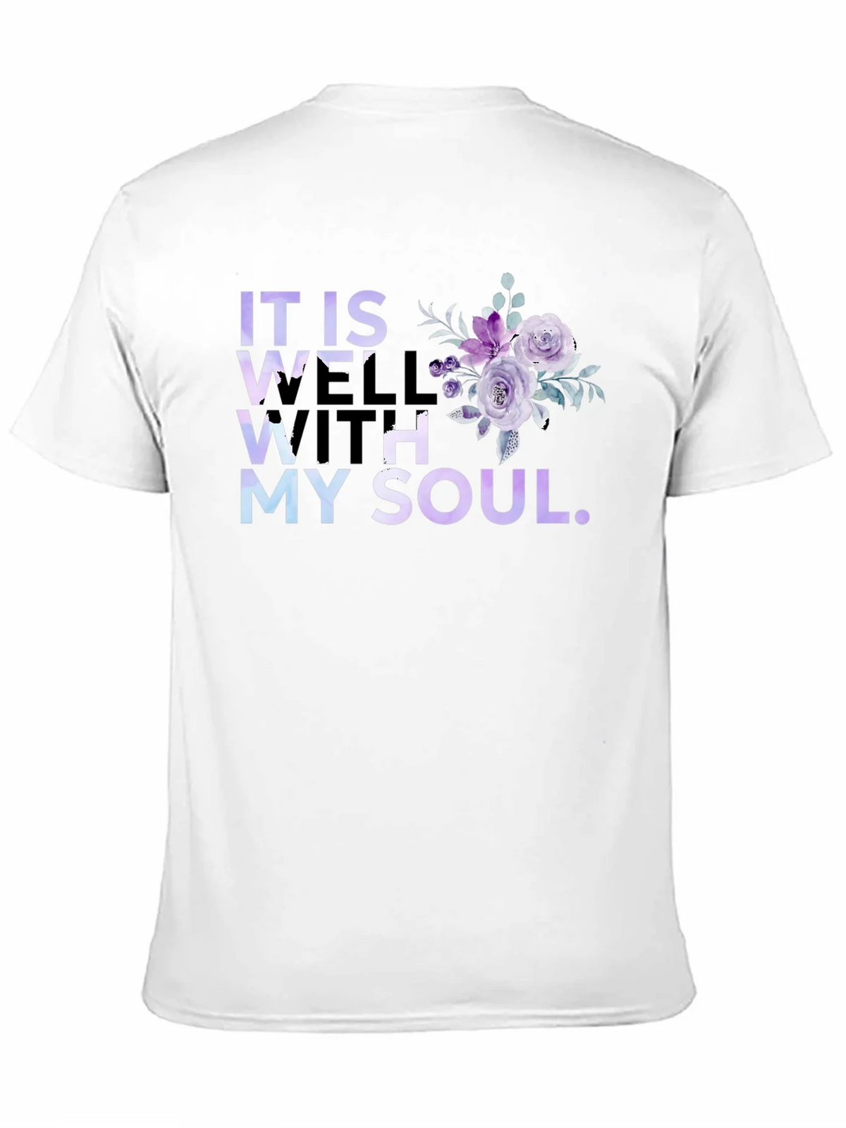 It Is Well With My Soul Floral T-Shirt product image 2