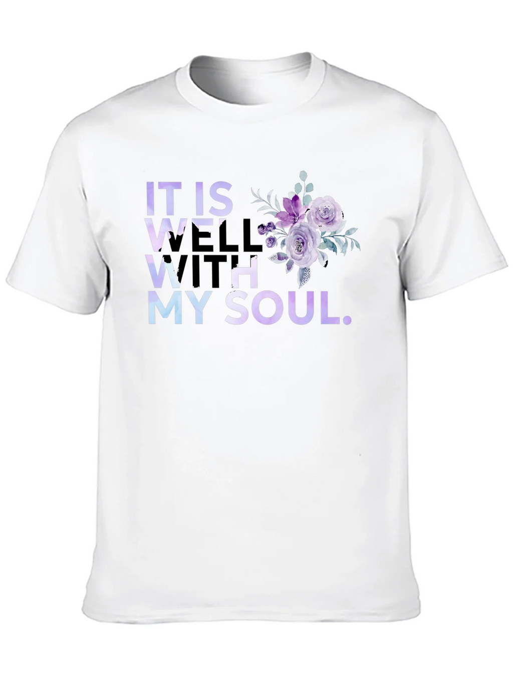 It Is Well With My Soul Floral T-Shirt product image 12