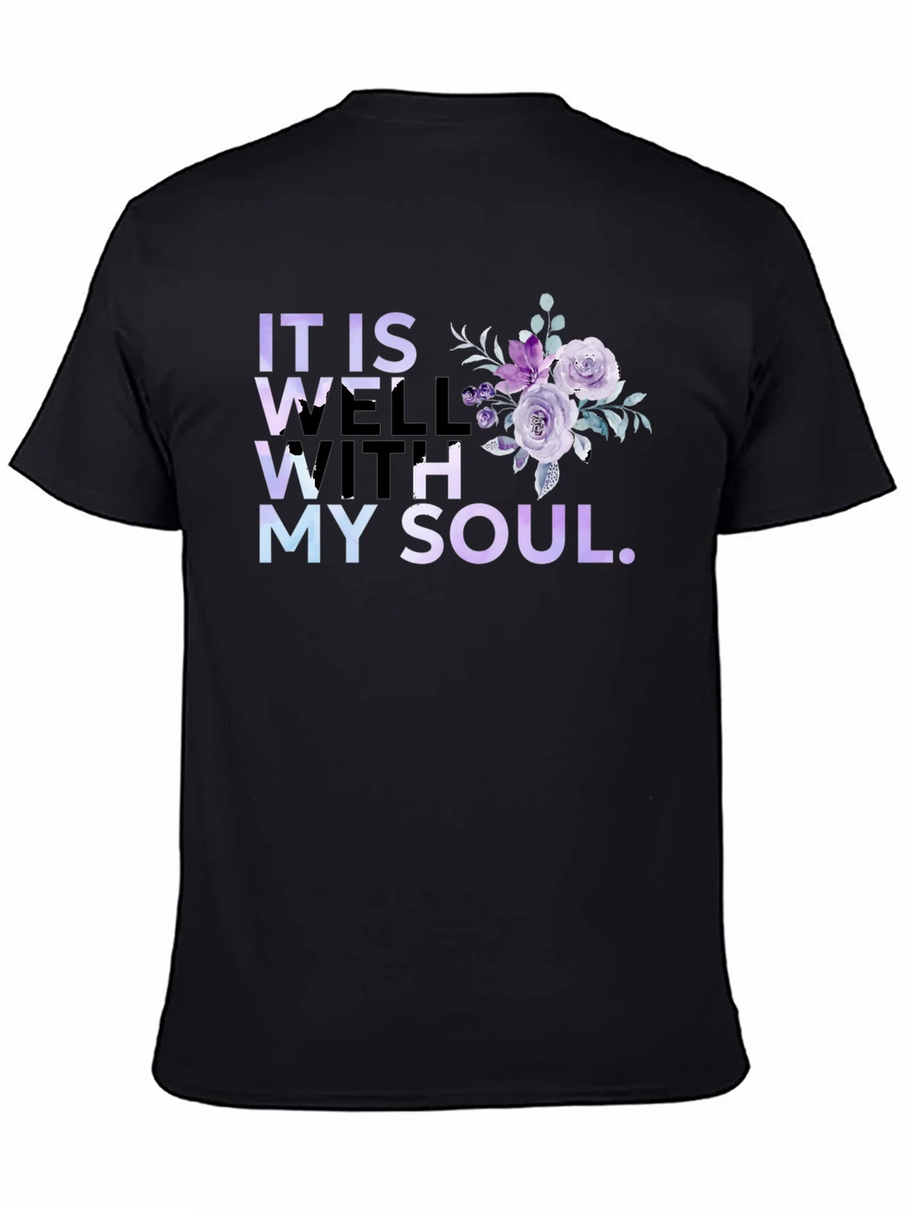 It Is Well With My Soul Floral T-Shirt product image 7