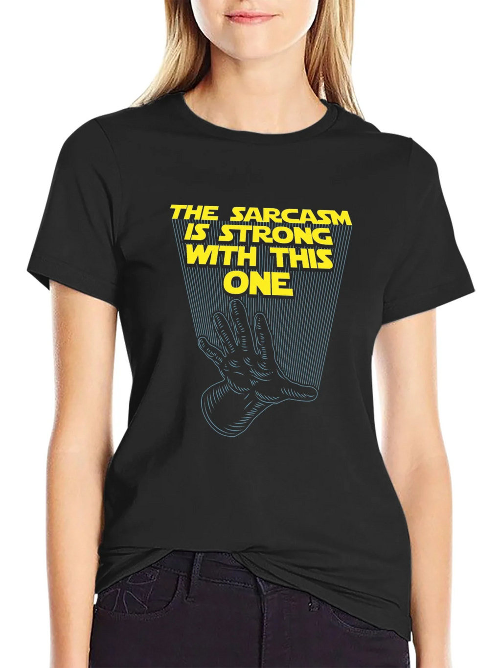 Sarcasm is Strong Graphic T-Shirt product image 5