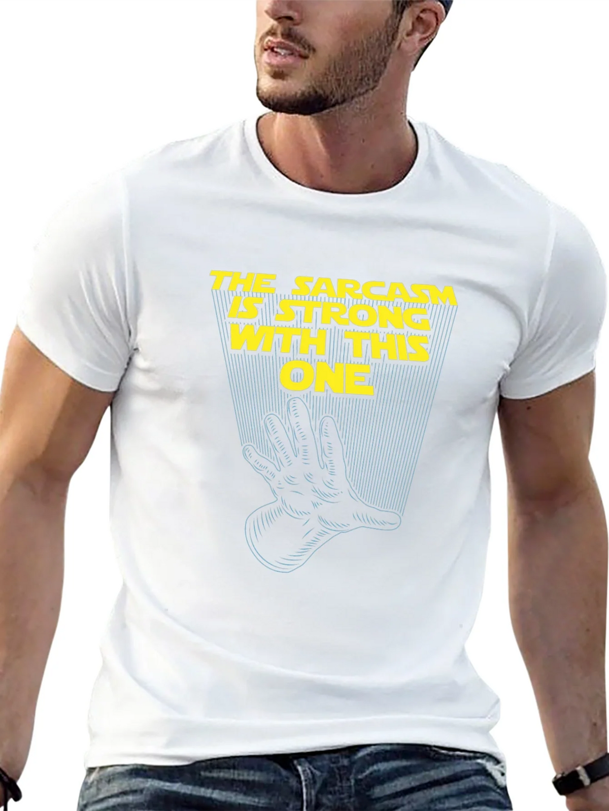 Sarcasm is Strong Graphic T-Shirt product image 4