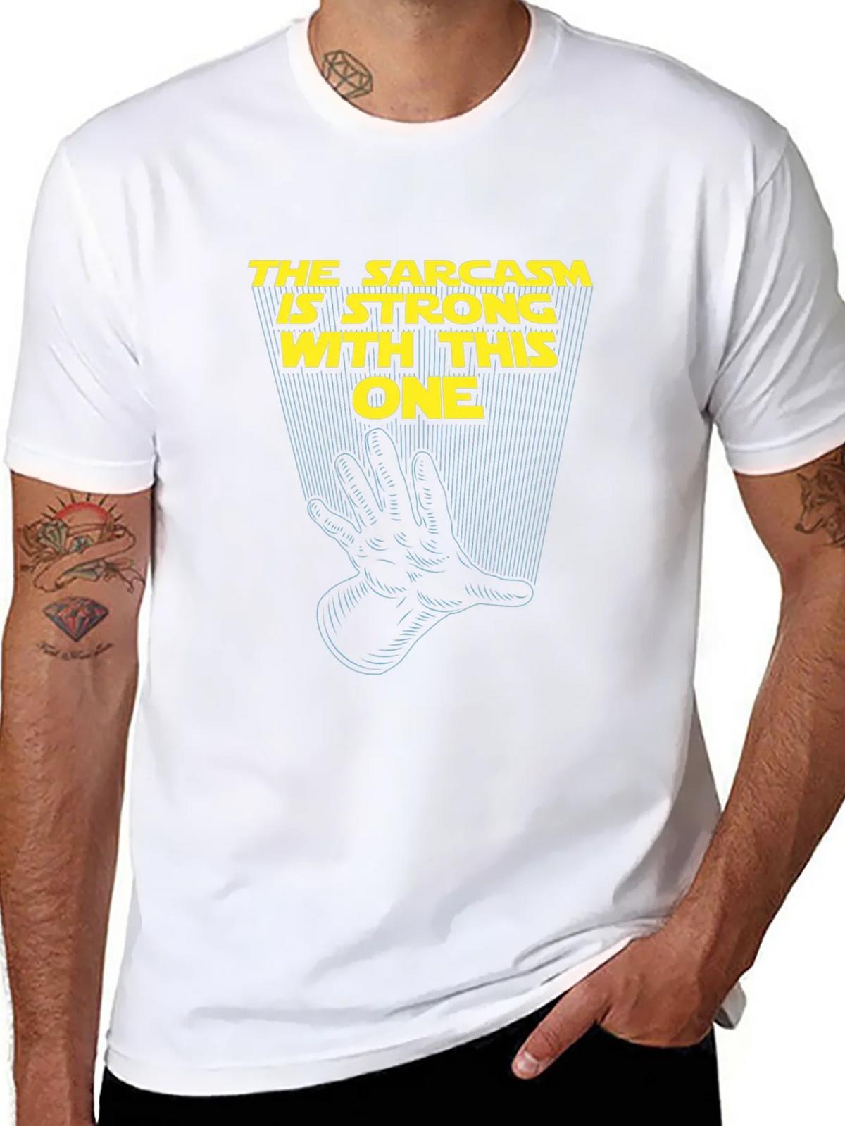 Sarcasm is Strong Graphic T-Shirt product image 10